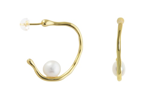 [139200002PBL] Silver 925 pearl earring
