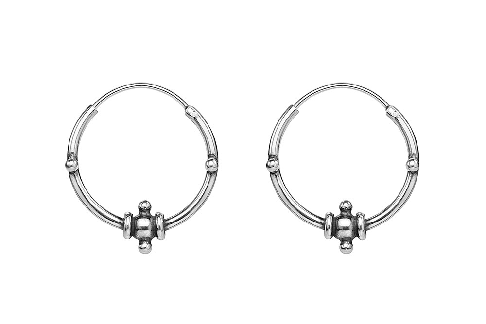 [1412316000OX] Aro plata 925 bali 