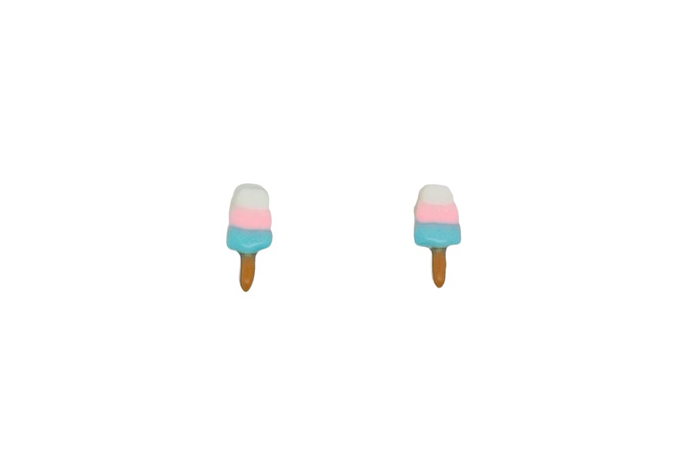 [16222EEMXPL] Pendiente plata 925 helado esmalte