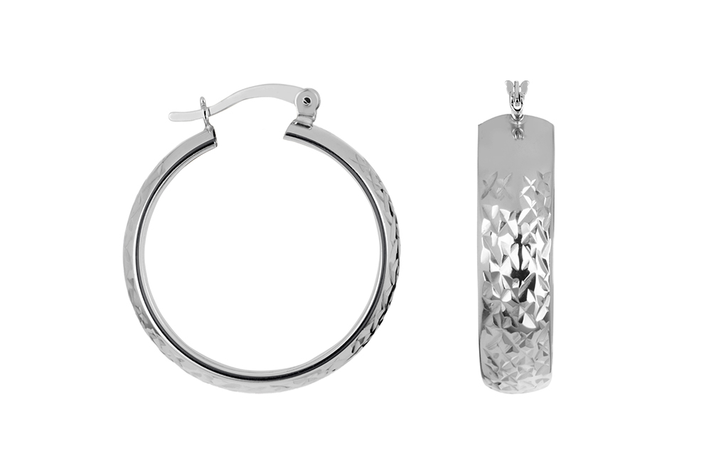 [17099EE250RD] Pendiente plata 925 aro
