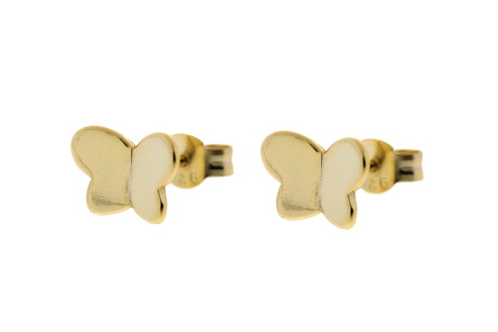 Pendiente plata 925 mariposa 