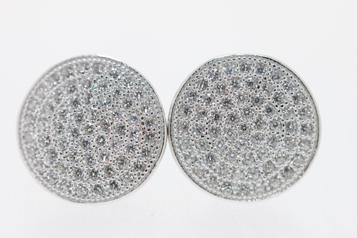 Pendiente plata 925 cz microsetting 
