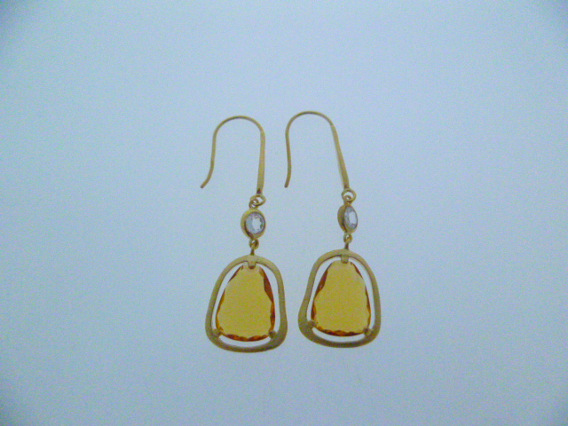 Earring silver 925 cz