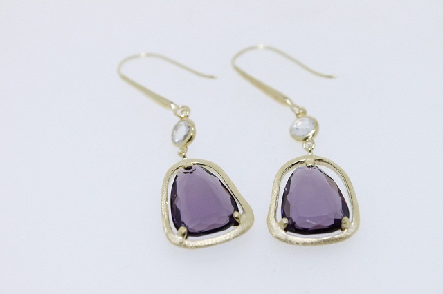 Earring silver 925 cz