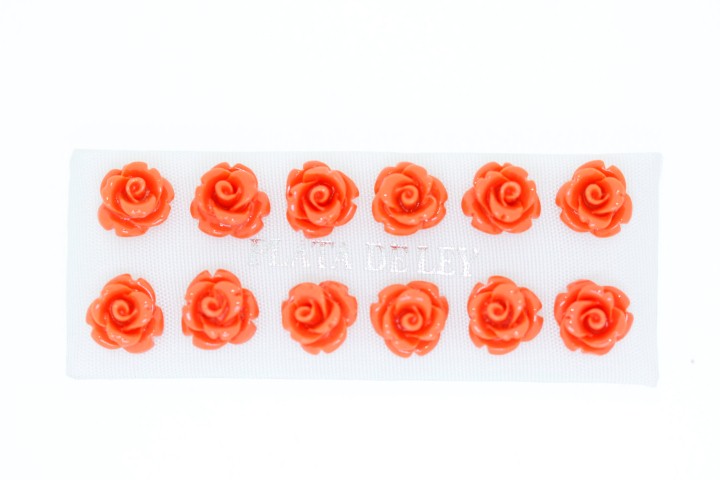 Earring silver 925 roses