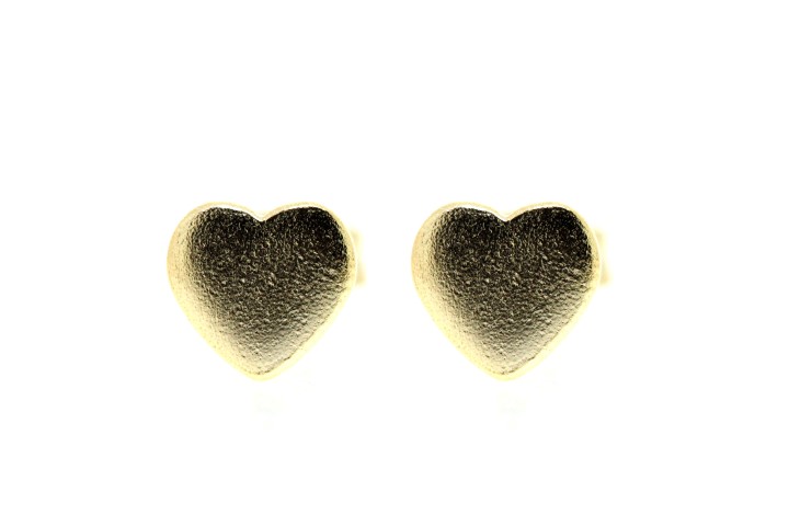Silver 925 earring heart