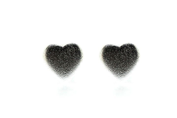 Silver 925 earring heart
