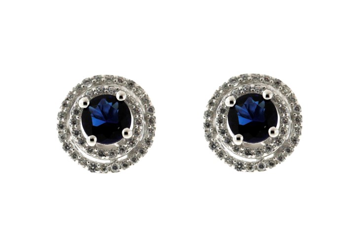 Silver 925 microsetting earring cz