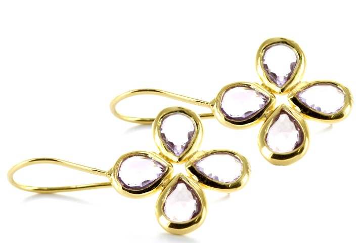 Silver 925 earring semi precious stone