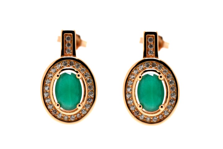 Silver 925 earring cz