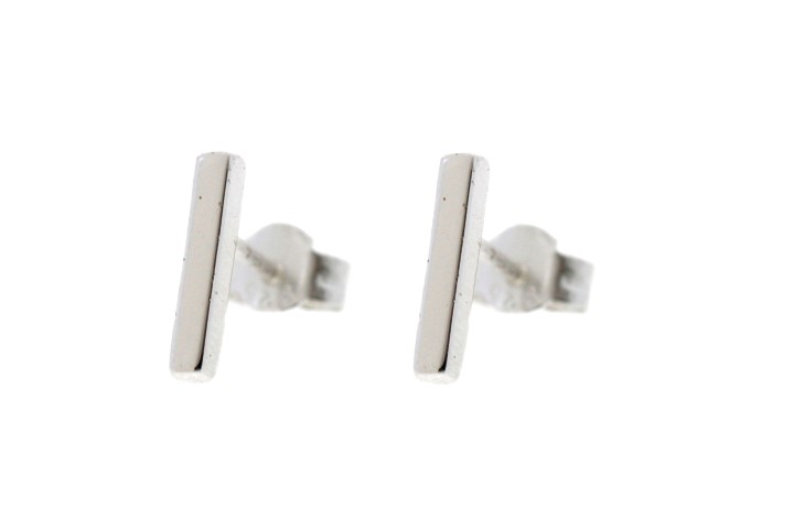 Pendiente plata 925 barra 