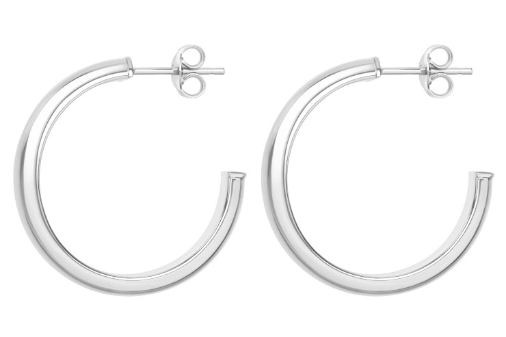 Silver 925 hoop earring