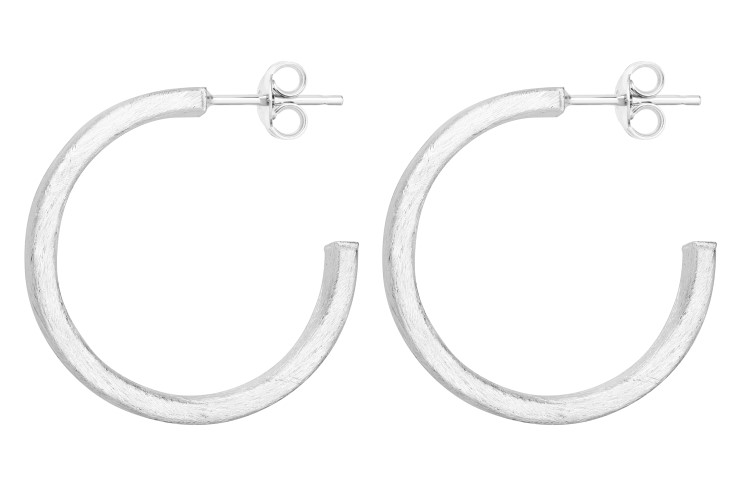 Silver 925 hoop earring