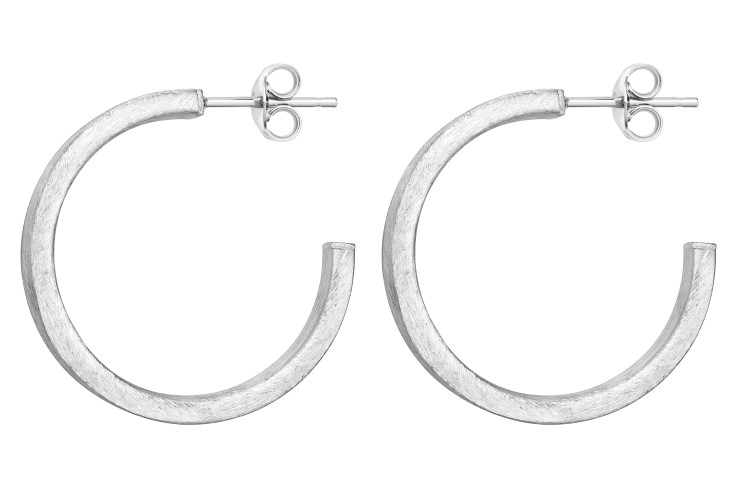 Silver 925 hoop earring