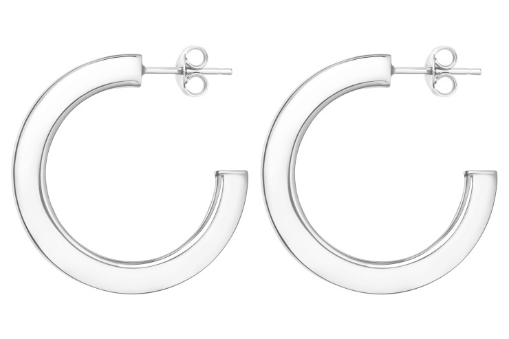 Silver 925 hoop earring