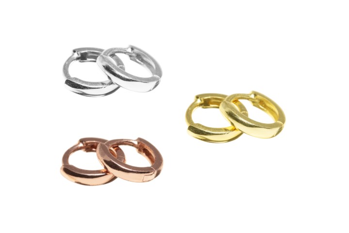 Silver 925 2*10mm earring