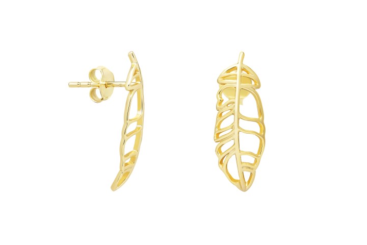 Pendiente plata 925 hoja presion 