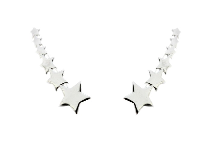 Silver 925 star earring