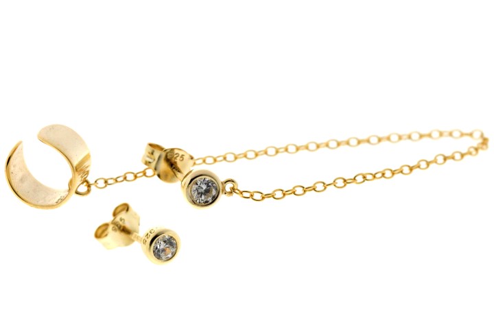 Silver 925 earring cz