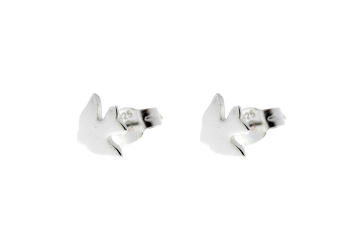 Silver 925 dove earring