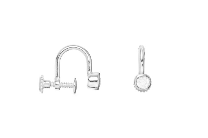 Silver 925 ear-cuff earring cz