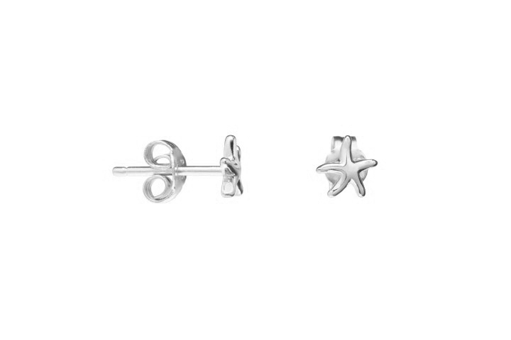 Pendiente plata 925 estrella de mar