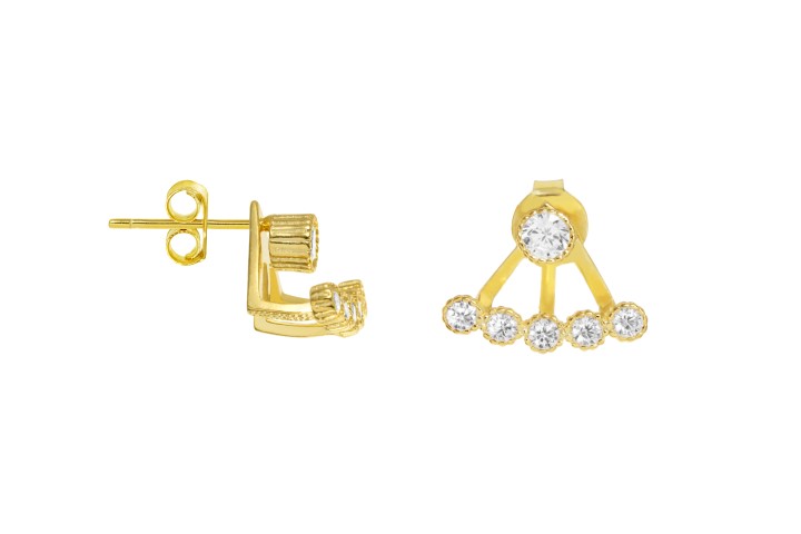 Pendiente plata 925 cz 