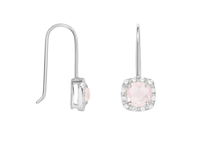 Pendiente plata 925 con zirconitas 
