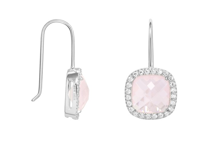 Pendiente plata 925 con zirconitas 