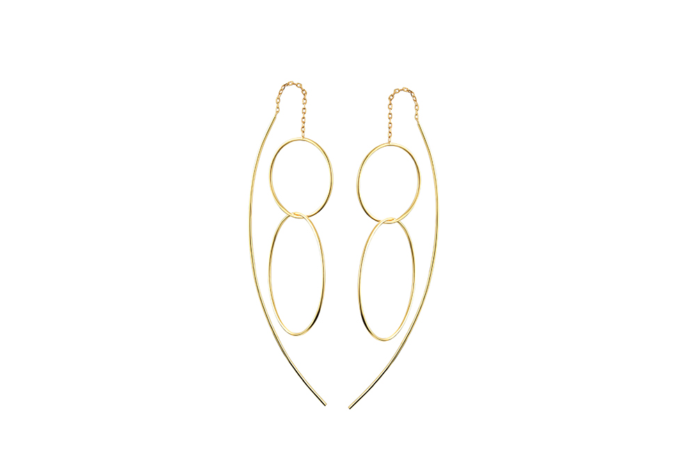 Sterling silver earring