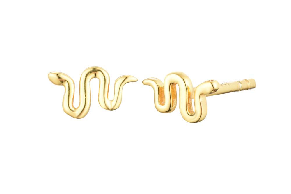 Silver 925 snake earring