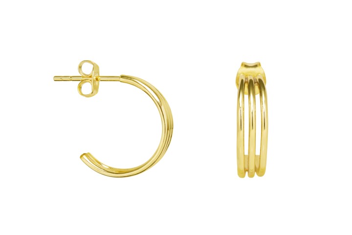 Pendiente aro plata 925 