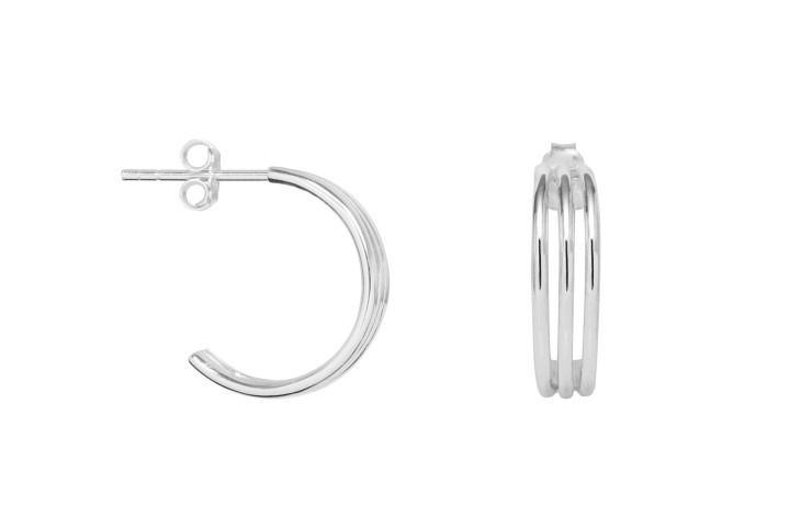 Pendiente aro plata 925 