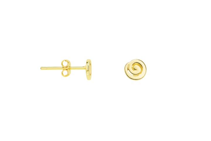 Pendiente plata 925 espiral 
