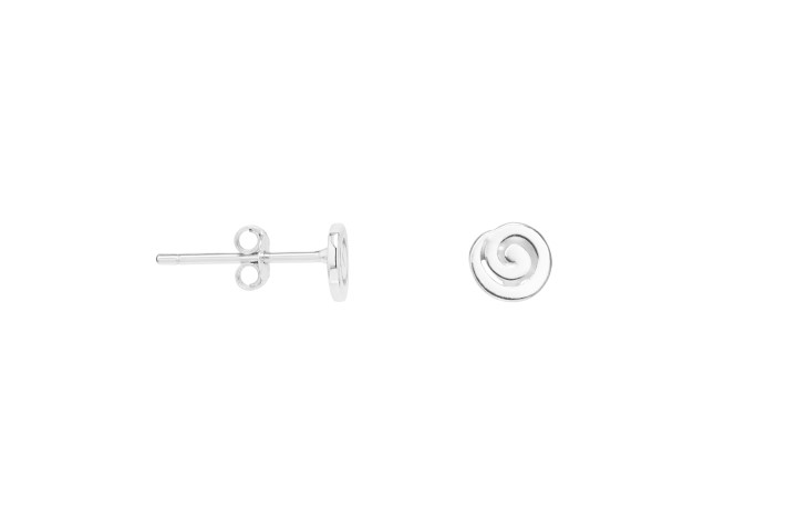 Pendiente plata 925 espiral 