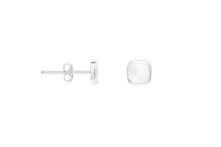 Pendiente plata 925 cuadrado 