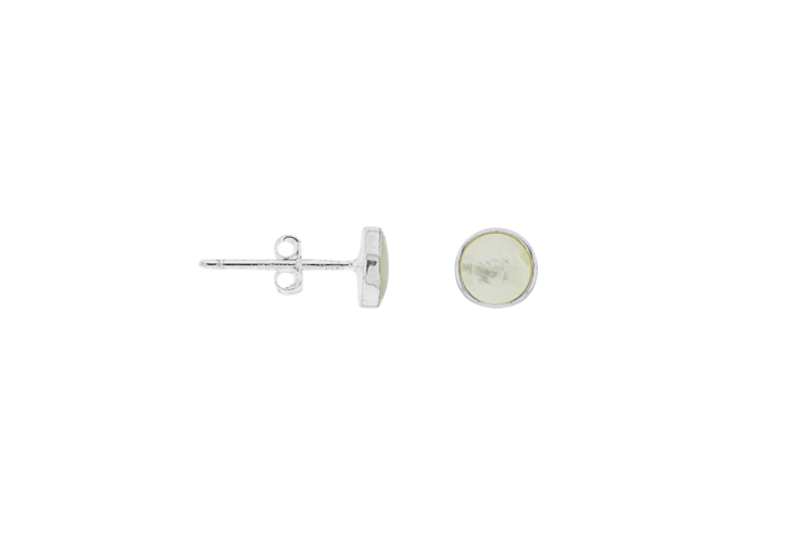 Silver 925 round earring