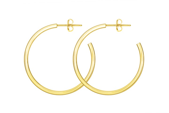 Silver 925 hoop earring