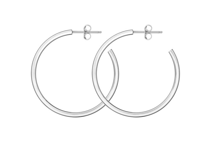 Silver 925 hoop earring