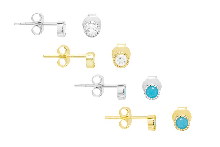 Pendiente plata 925 cz 