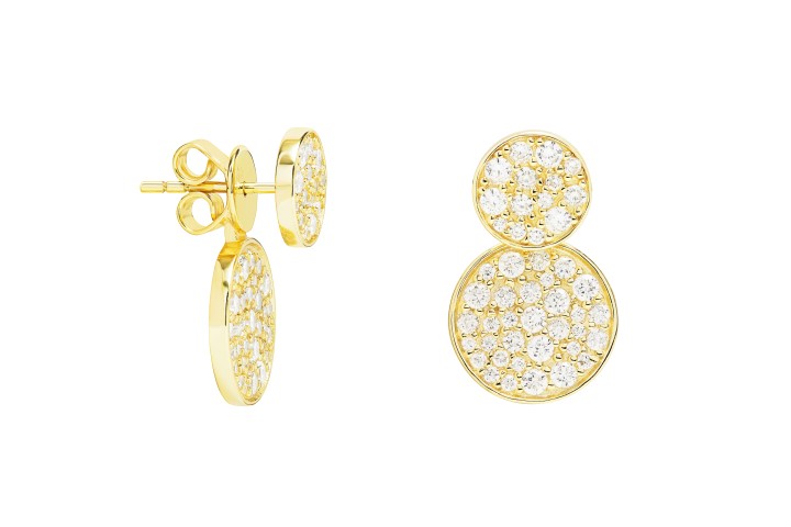 Pendiente plata 925 cz 