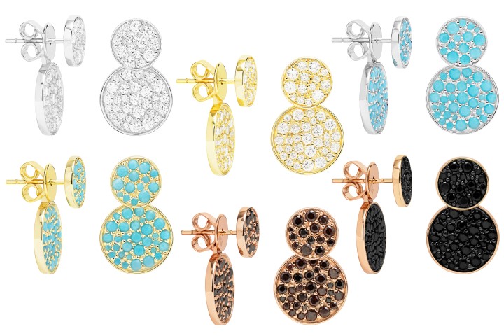 Silver 925 earring cz
