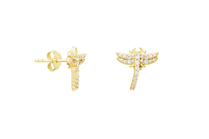 Silver 925 earring cz micro-setting