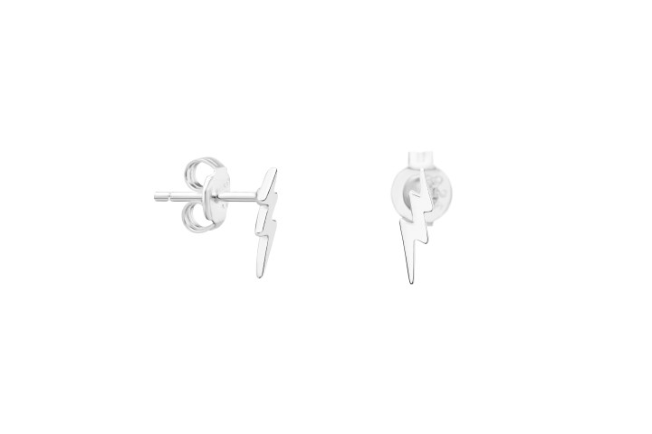 Silver 925 thunderbolt earring
