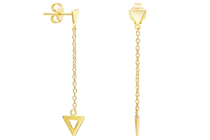 Silver 925 earring heart