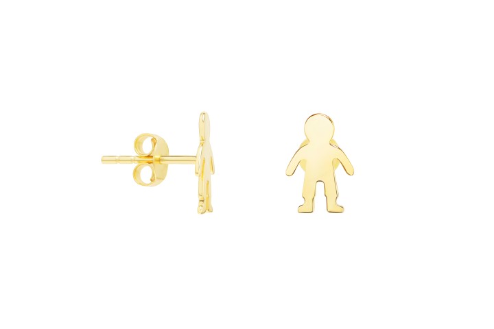 Pendiente plata 925 cierre presión niñ0 