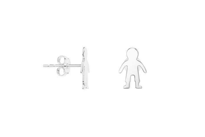 Silver 925 boy earring