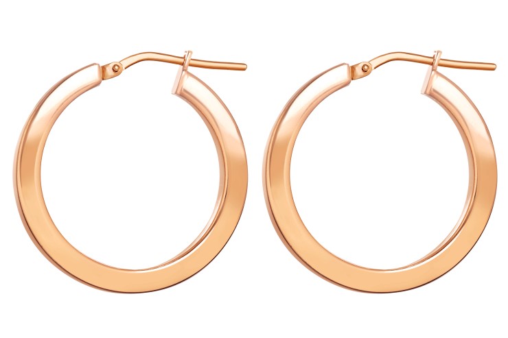 Silver 925 hoop earring