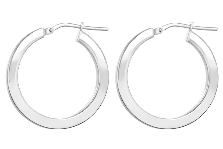 Silver 925 hoop earring