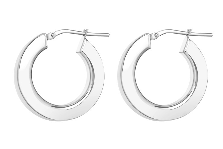 Silver 925 hoop earring